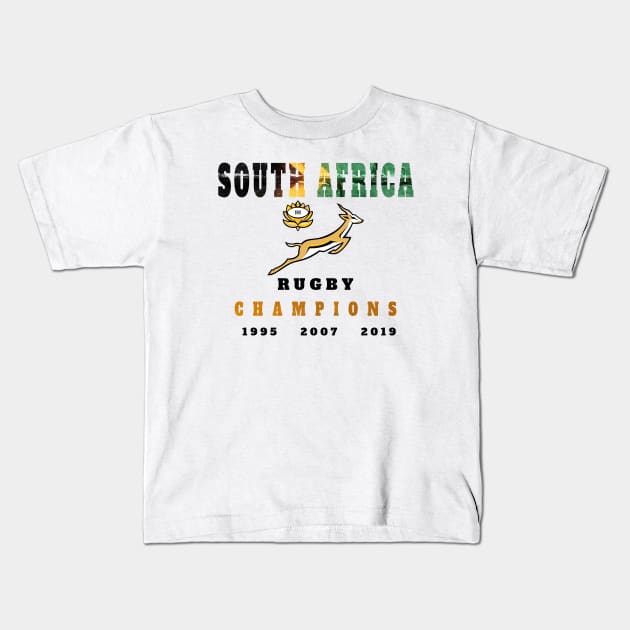 World Cup Rugby 2019 Kids T-Shirt by hippyhappy